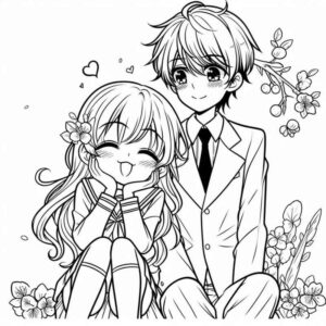 Desenho de Anime Desenho Colorir Imprimir 46