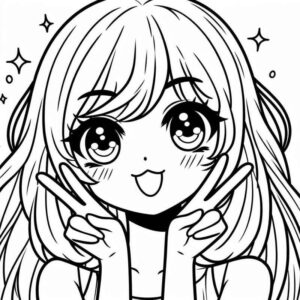 Desenho de Anime Desenho Colorir Imprimir 47