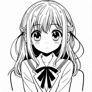 Desenho de Anime Desenho Colorir Imprimir 49