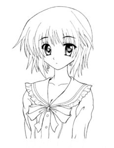 Desenho de Anime Desenho Colorir Imprimir 53