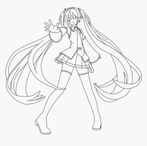 Desenho de Anime Desenho Colorir Imprimir 58