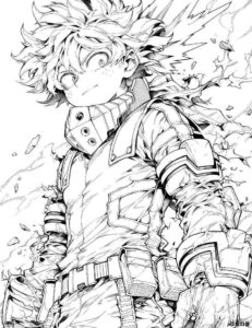 Desenho de Anime Desenho Colorir Imprimir 63