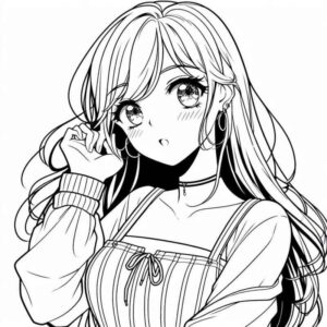 Desenho de Anime Desenho Colorir Imprimir 66