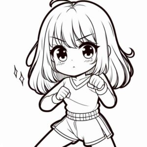 Desenho de Anime Desenho Colorir Imprimir 68