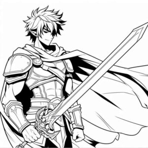 Desenho de Anime Desenho Colorir Imprimir 69