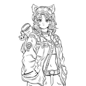 Desenho de Anime Desenho Colorir Imprimir 70