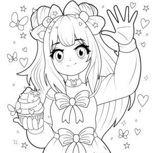 Desenho de Anime Desenho Colorir Imprimir 74