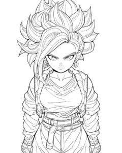 Desenho de Anime Desenho Colorir Imprimir 75