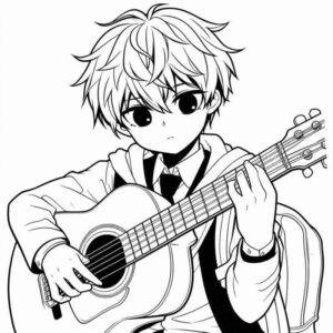 Desenho de Anime Desenho Colorir Imprimir 76