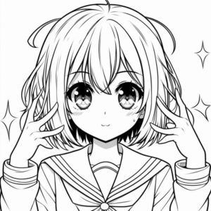 Desenho de Anime Desenho Colorir Imprimir 79