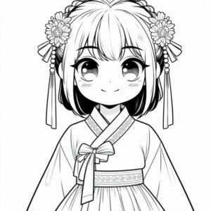 Desenho de Anime Desenho Colorir Imprimir 83
