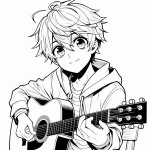 Desenho de Anime Desenho Colorir Imprimir 87