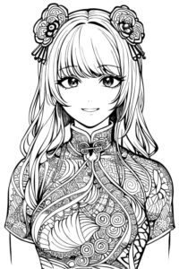 Desenho de Anime Desenho Colorir Imprimir 88