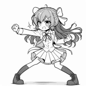 Desenho de Anime Desenho Colorir Imprimir 89