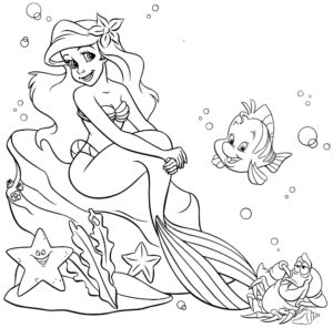 Desenho de Ariel 09