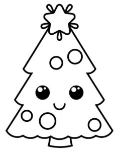 Desenho de Arvore De Natal Desenho Colorir Imprimir 13