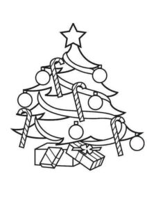 Desenho de Arvore De Natal Desenho Colorir Imprimir 17