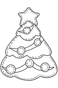 Desenho de Arvore De Natal Desenho Colorir Imprimir 18