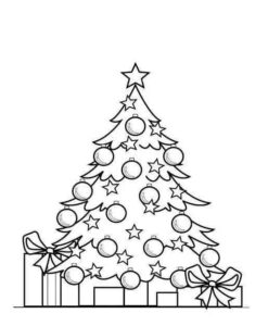 Desenho de Arvore De Natal Desenho Colorir Imprimir 19