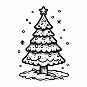Desenho de Arvore De Natal Desenho Colorir Imprimir 30