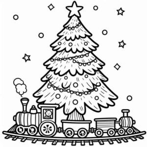 Desenho de Arvore De Natal Desenho Colorir Imprimir 35