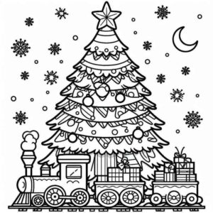 Desenho de Arvore De Natal Desenho Colorir Imprimir 38