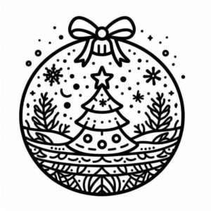 Desenho de Arvore De Natal Desenho Colorir Imprimir 39