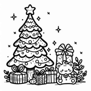 Desenho de Arvore De Natal Desenho Colorir Imprimir 41
