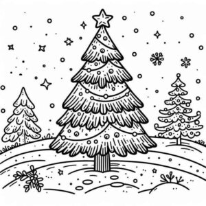 Desenho de Arvore De Natal Desenho Colorir Imprimir 42
