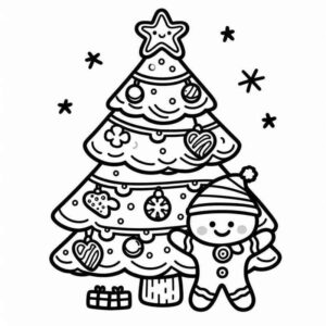 Desenho de Arvore De Natal Desenho Colorir Imprimir 43