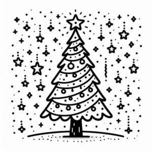 Desenho de Arvore De Natal Desenho Colorir Imprimir 45