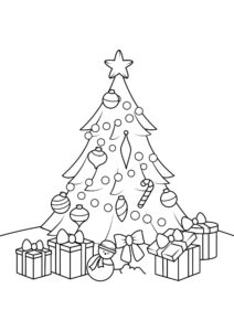 Desenho de Arvore De Natal Desenho Colorir Imprimir 53
