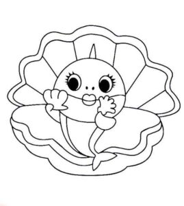 Desenho de Baby Shark Desenho Colorir Imprimir 65