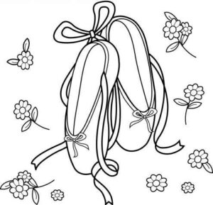 Desenho de Bailarina Desenho Colorir Imprimir 09