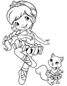 Desenho de Bailarina Desenho Colorir Imprimir 10
