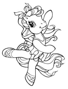 Desenho de Bailarina Desenho Colorir Imprimir 12
