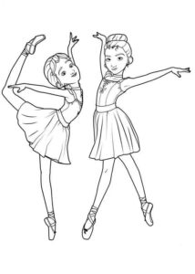 Desenho de Bailarina Desenho Colorir Imprimir 18