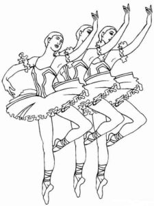 Desenho de Bailarina Desenho Colorir Imprimir 20