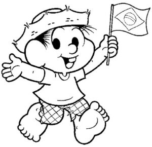 Desenho de Bandeira Do Brasil Desenho Colorir Imprimir 06