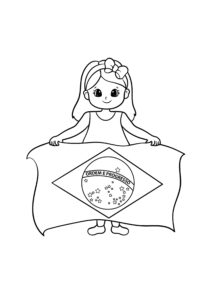 Desenho de Bandeira Do Brasil Desenho Colorir Imprimir 10