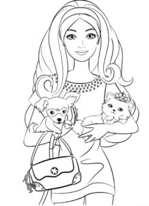 Desenho de Barbie Desenho Colorir Imprimir 10