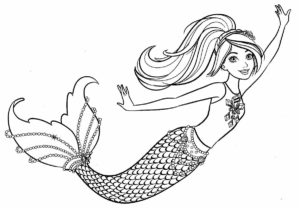 Desenho de Barbie Desenho Colorir Imprimir 22