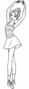 Desenho de Barbie Desenho Colorir Imprimir 23