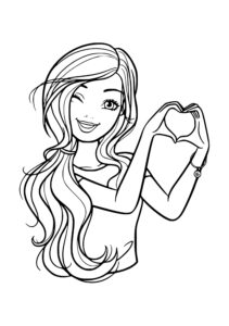 Desenho de Barbie Desenho Colorir Imprimir 24
