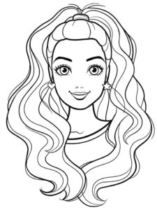 Desenho de Barbie Desenho Colorir Imprimir 25