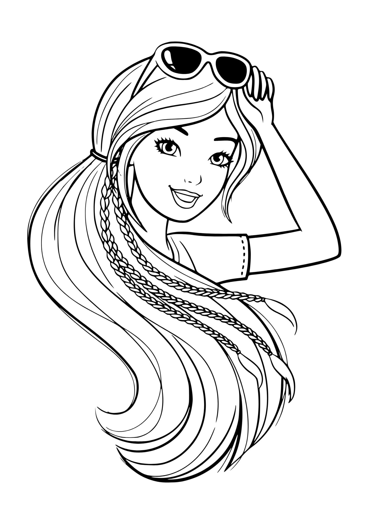 Desenhos da Barbie para Imprimir e Colorir