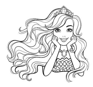 Desenho de Barbie Desenho Colorir Imprimir 29