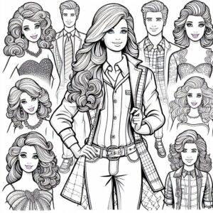 Desenho de Barbie Desenho Colorir Imprimir 41