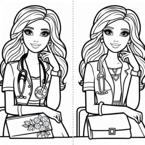 Desenho de Barbie Desenho Colorir Imprimir 46