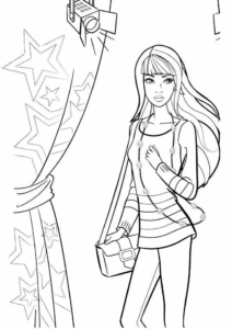 Desenho de Barbie Desenho Colorir Imprimir 53